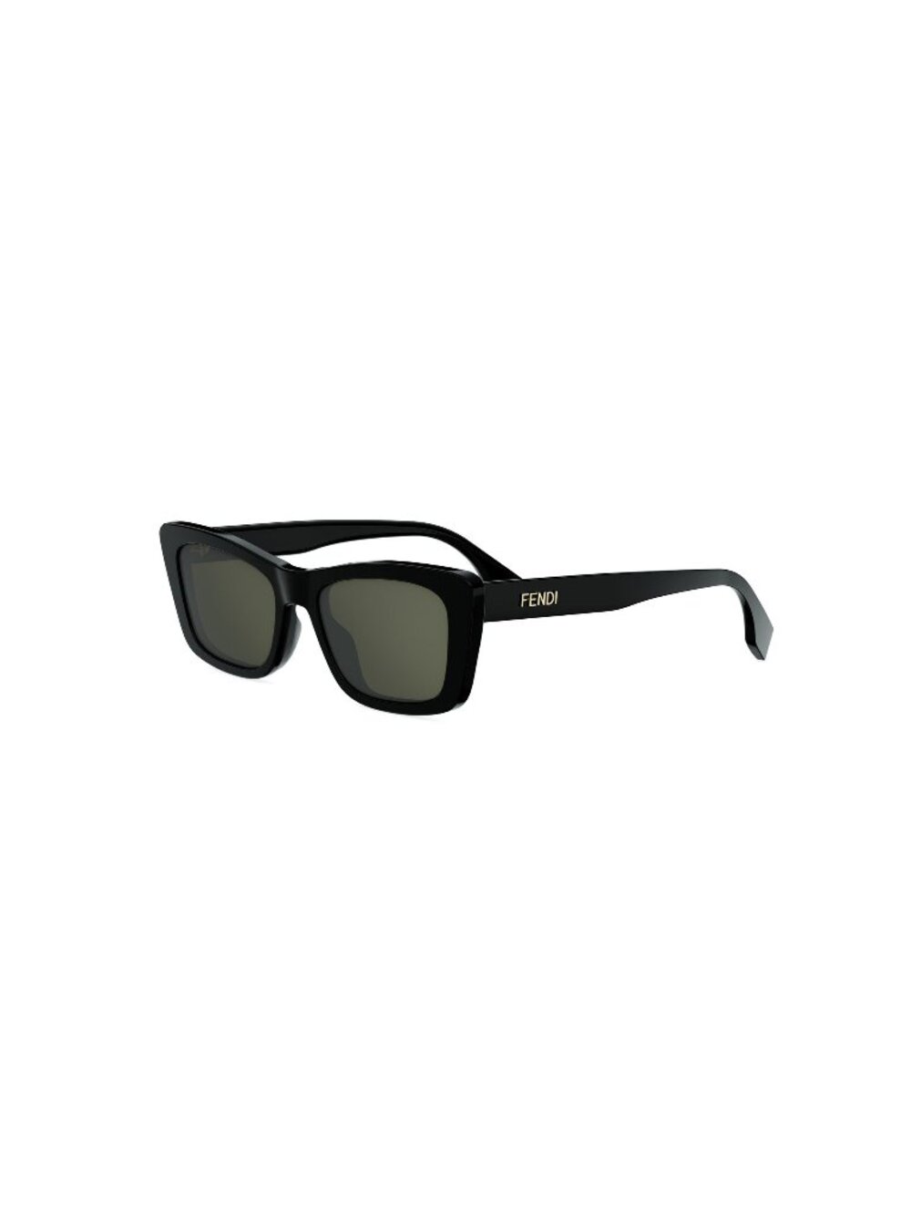 New FENDI Women's Sunglasses Acetate Frame LETTERING FE40185I 01N 53 Black